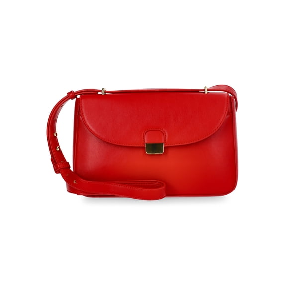 Time and Tru The pop-of-red crossbody