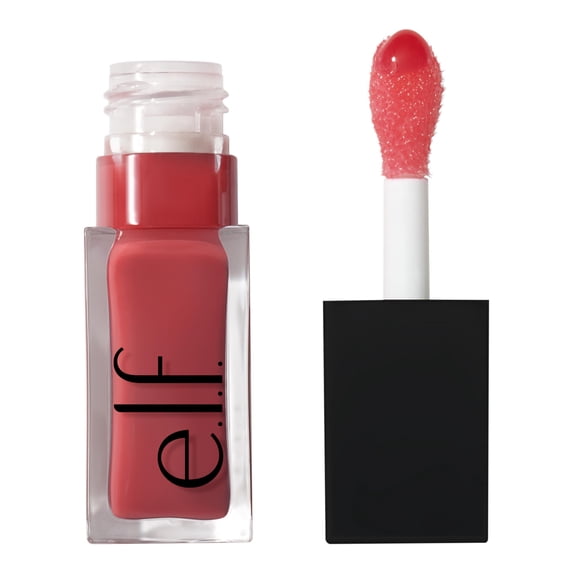e.l.f. lip oil in Rose Envy