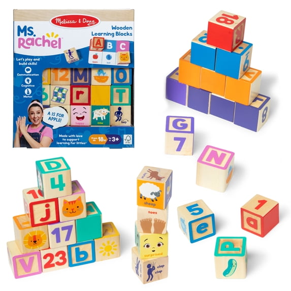 Ms. Rachel × Melissa & Doug Little blocks, lots to explore