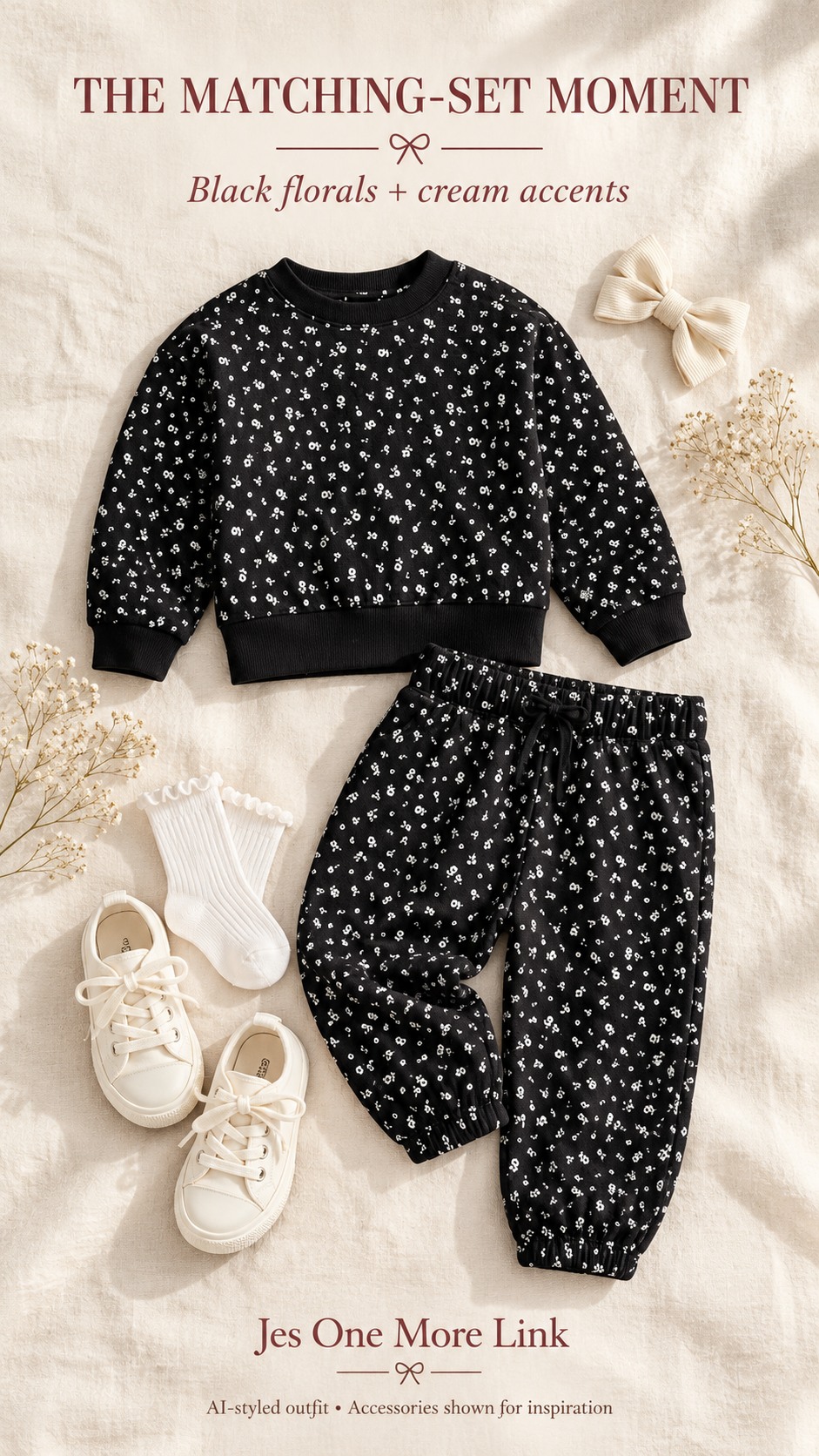The floral matching set